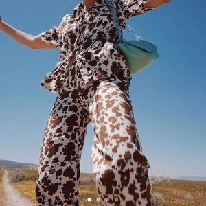 Holiday the Label Kokomo Cow Print Pants